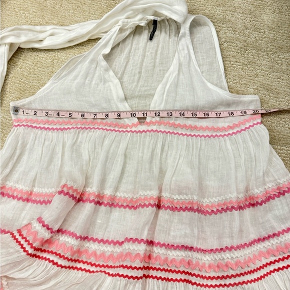 Revolve LISA MARIE FERNANDEZ Sheer Mini Baby Doll Dress size 4 - Picture 11 of 13